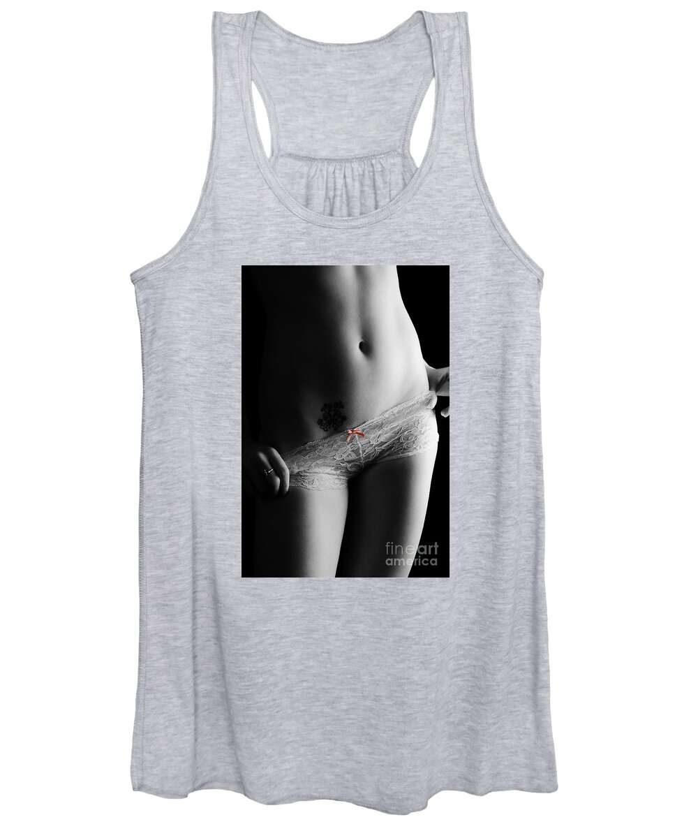 Artistic Women's Tank Top featuring the photograph Fantasy in a Bow by Robert WK Clark