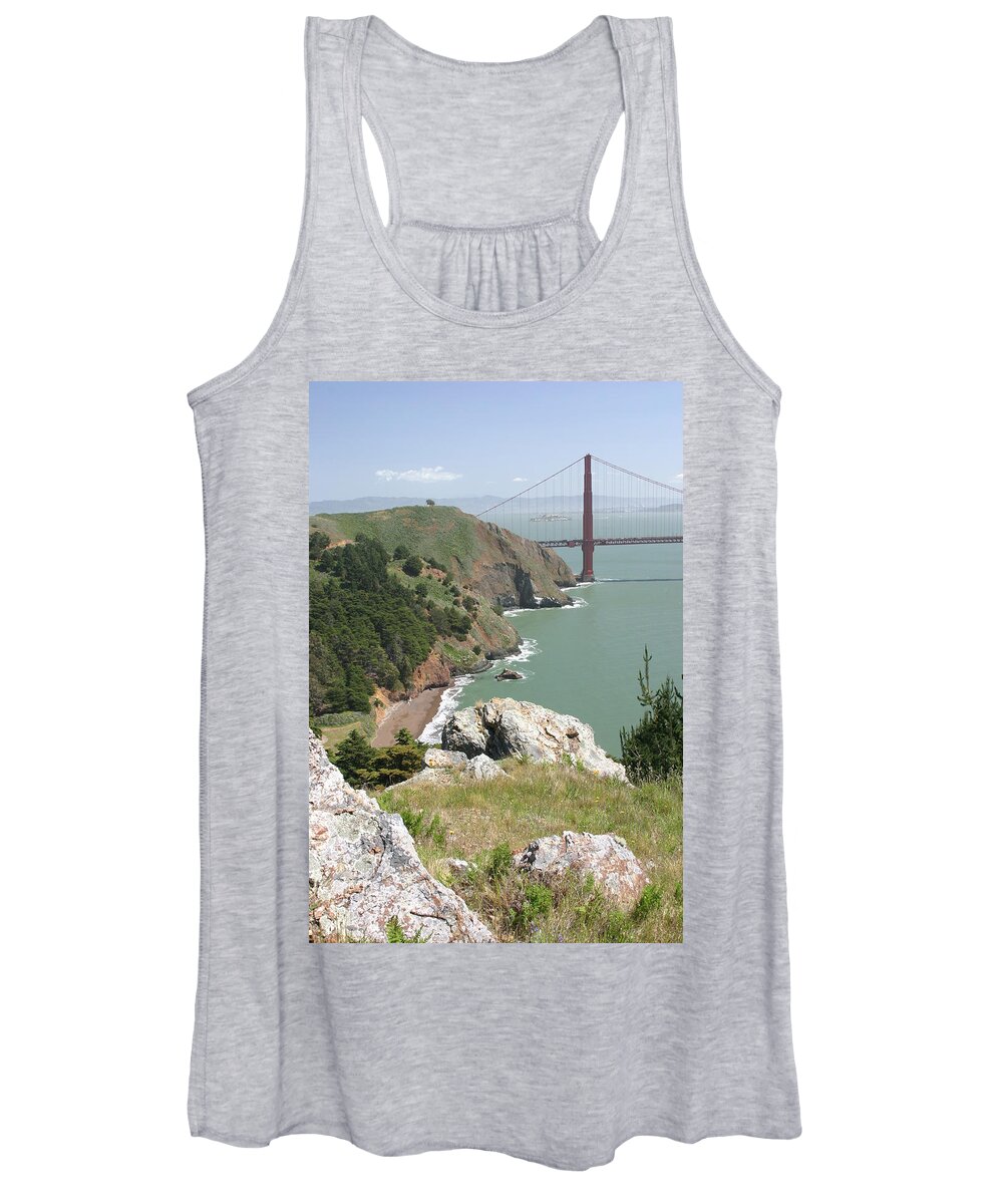 Golden Women's Tank Top featuring the photograph Far and Away by Jeff Floyd CA