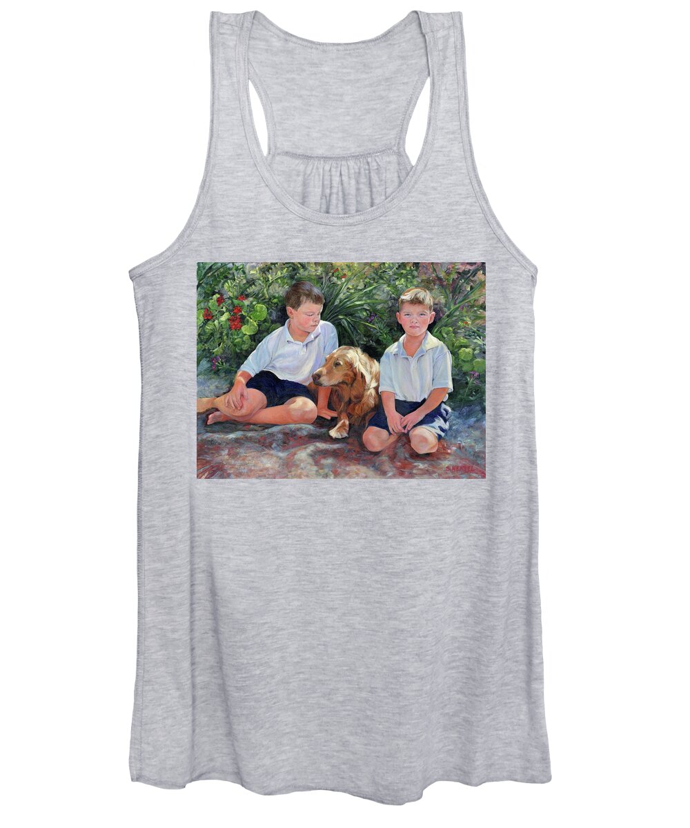 Painting Women's Tank Top featuring the painting Favorite Spot by Susan Hensel