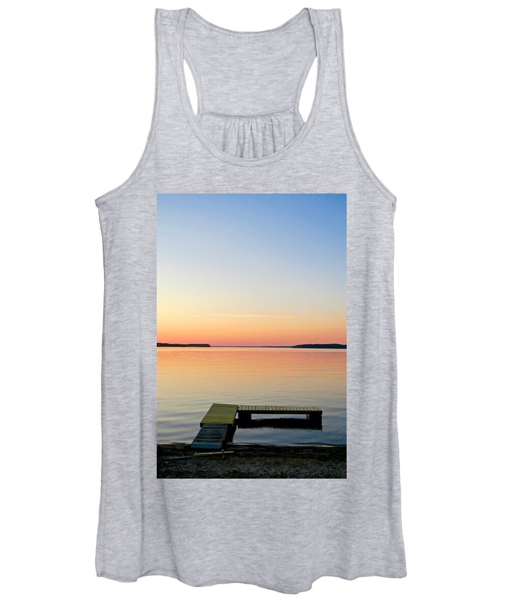 Lake Champlain Women's Tank Top featuring the photograph Find Your Harbor by Mike Reilly