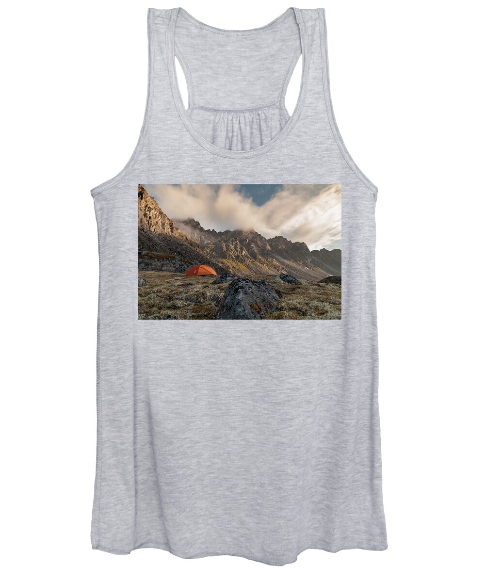 Alaska Women's Tank Top featuring the photograph Find your place. by Scott Slone