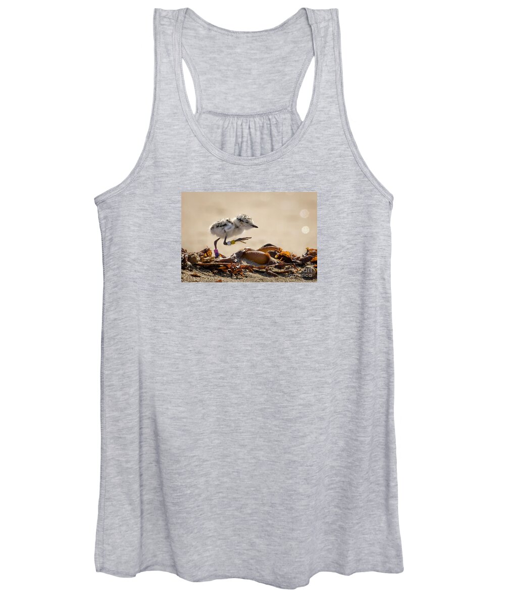 Animal Women's Tank Top featuring the photograph First Steps by Alice Cahill
