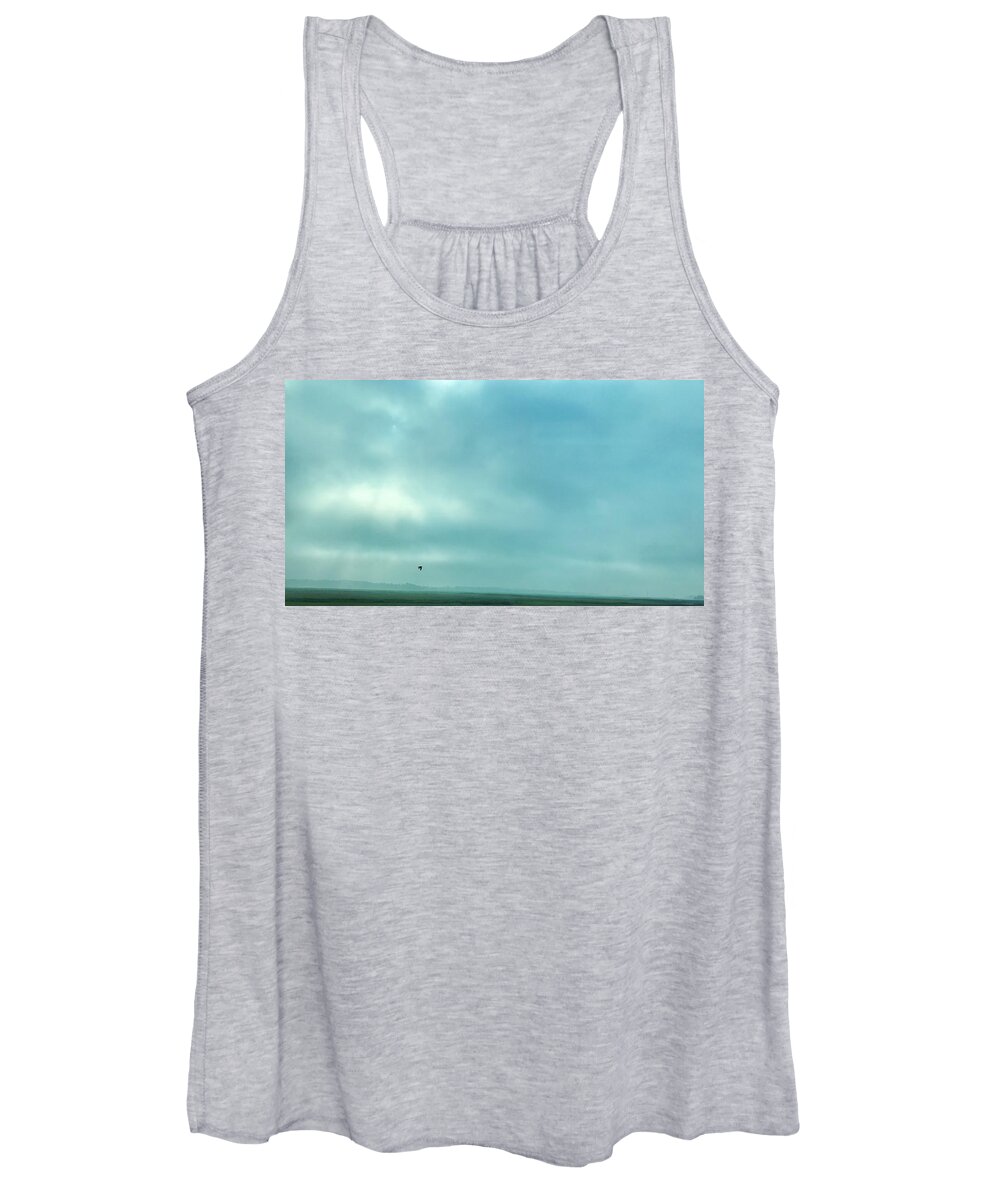 Landscape Women's Tank Top featuring the photograph Fishing on the Marsh by Shawn M Greener