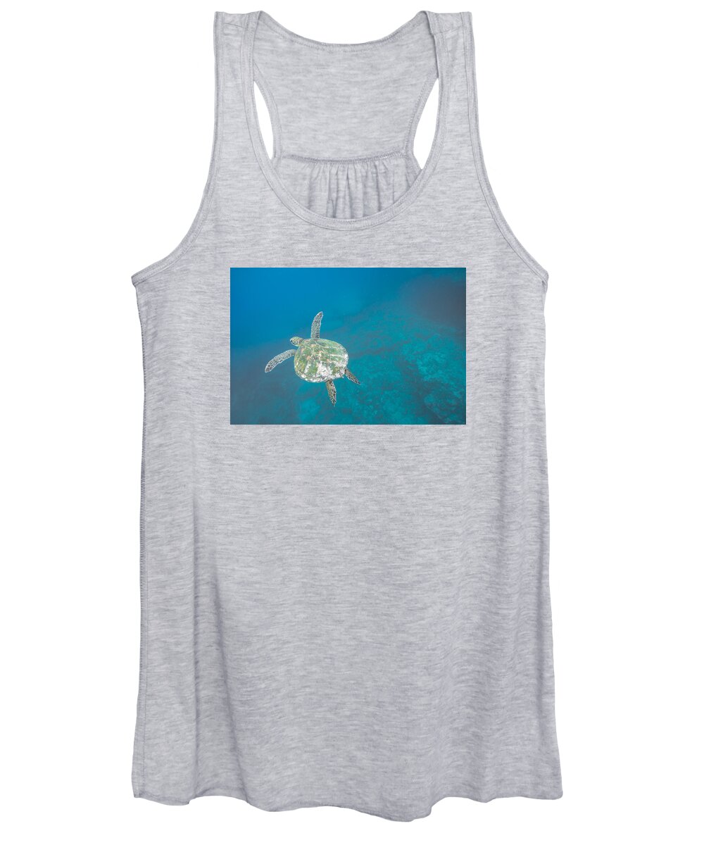 Sea Life Women's Tank Top featuring the photograph Floater by Leonardo Dale