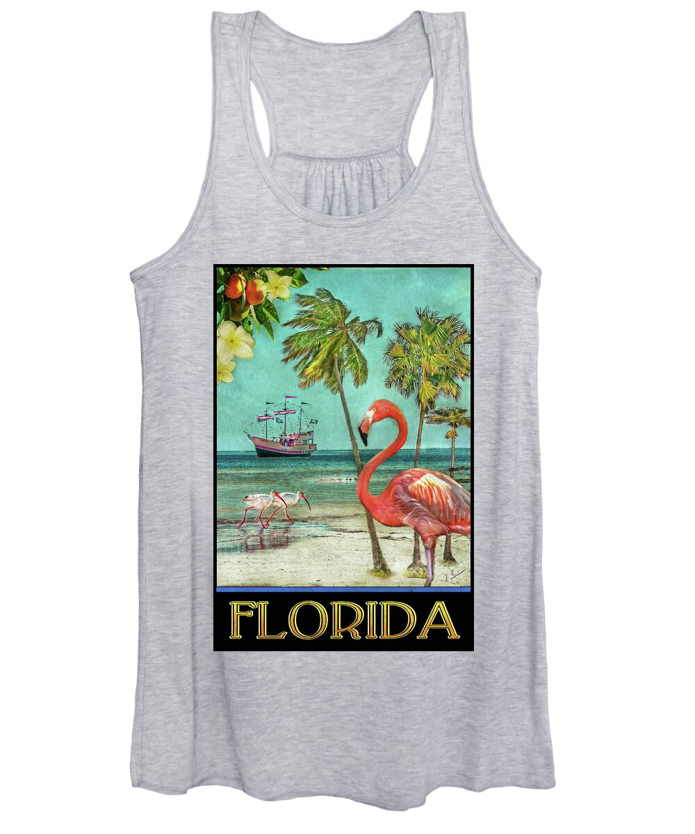 Florida Women's Tank Top featuring the photograph Florida Advertisement by Hanny Heim