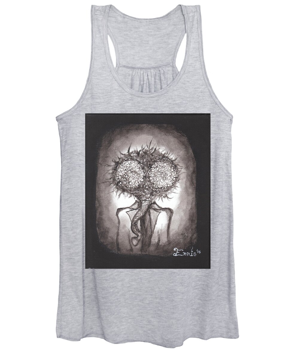 Ennis Women's Tank Top featuring the painting Fly Guy by Christophe Ennis