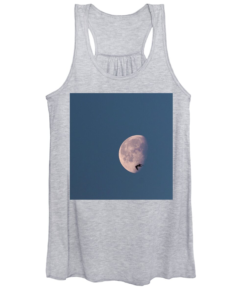 London Women's Tank Top featuring the photograph Fly Me to the Moon by Alex Lapidus