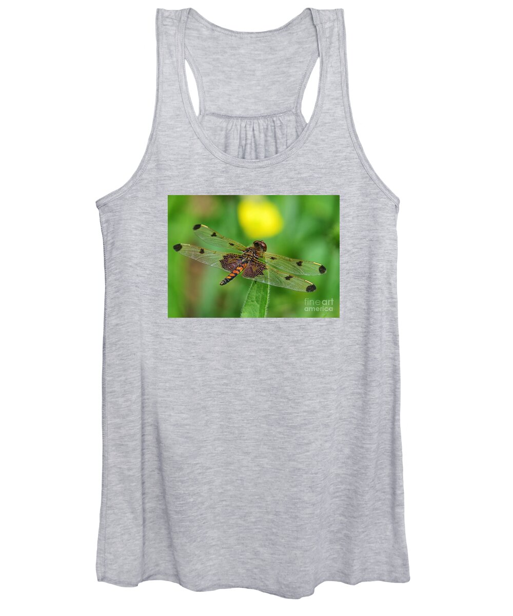 Nature Women's Tank Top featuring the photograph Flying Into the Sun by Lili Feinstein