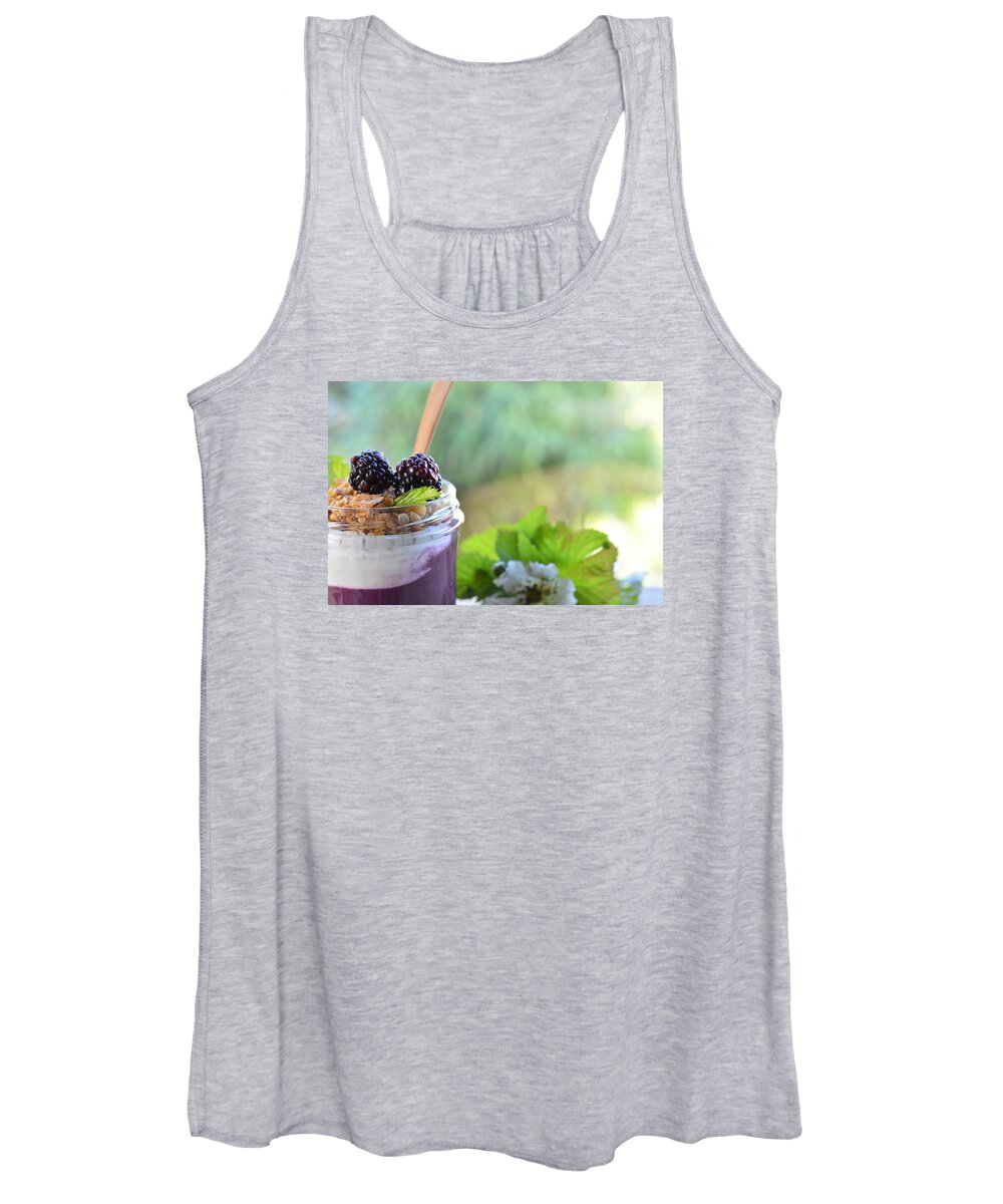 Smoothie Women's Tank Top featuring the photograph Food Photographie by Janine Hegendorf
