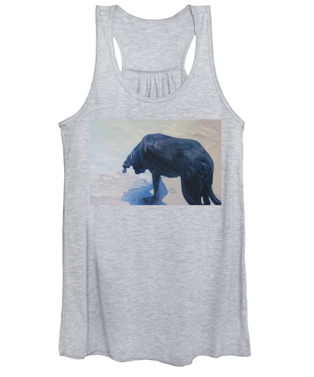 Seashore Women's Tank Top featuring the painting Forever by Sheila Wedegis