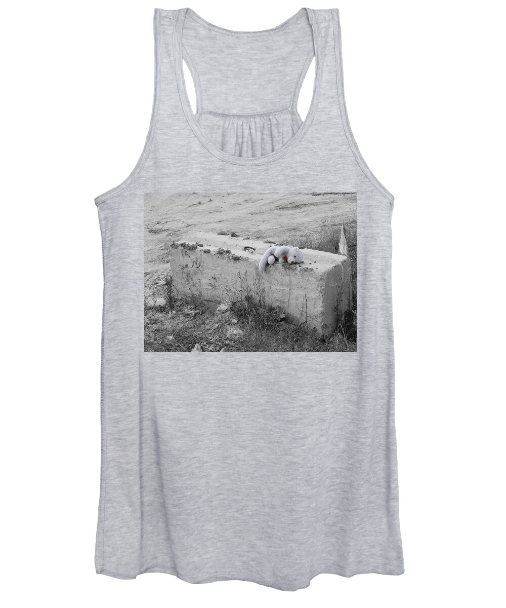 Fine Women's Tank Top featuring the photograph Forgotten by Maggy Marsh