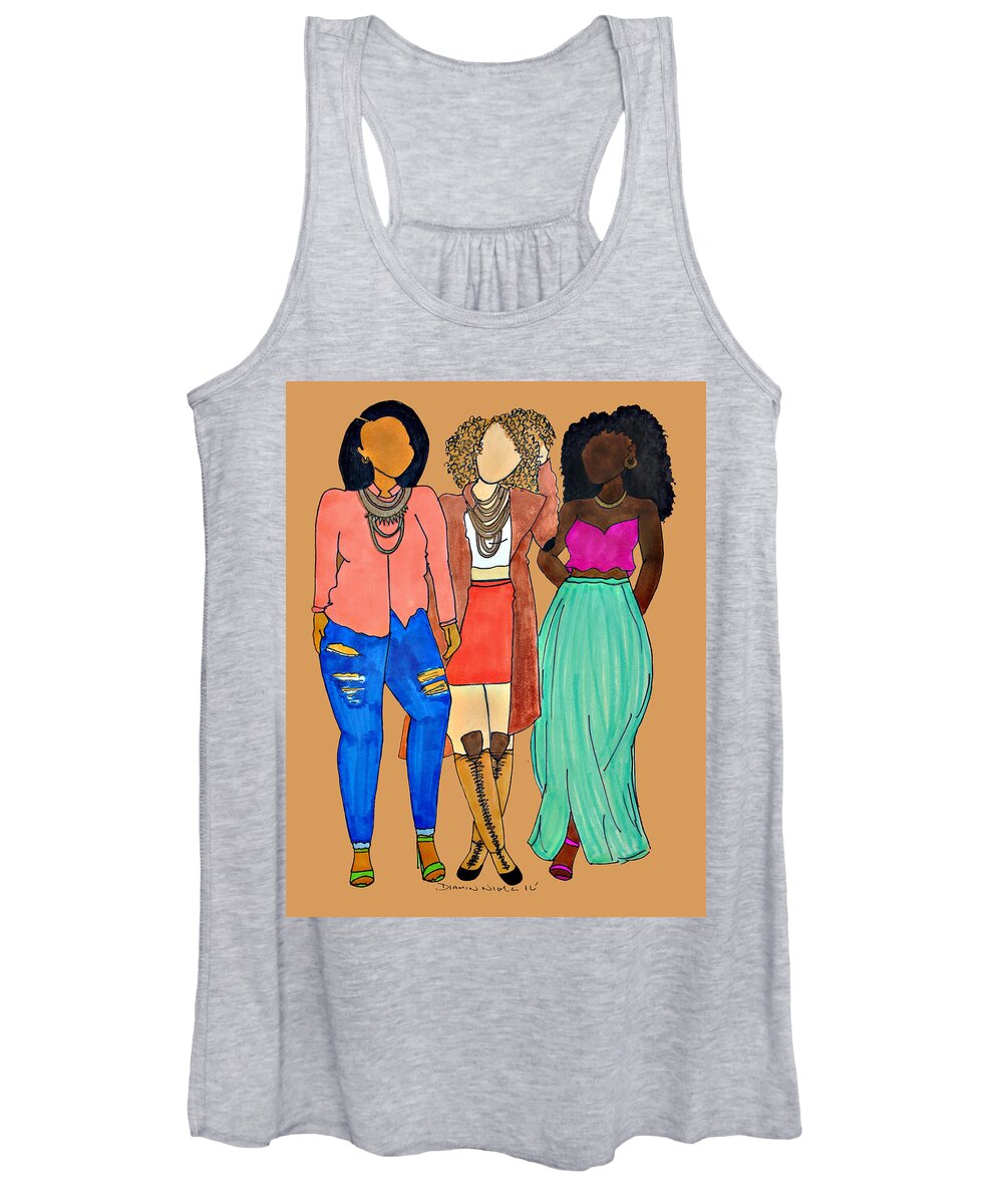 Best Friends Women's Tank Top featuring the photograph Franz 2 by Diamin Nicole