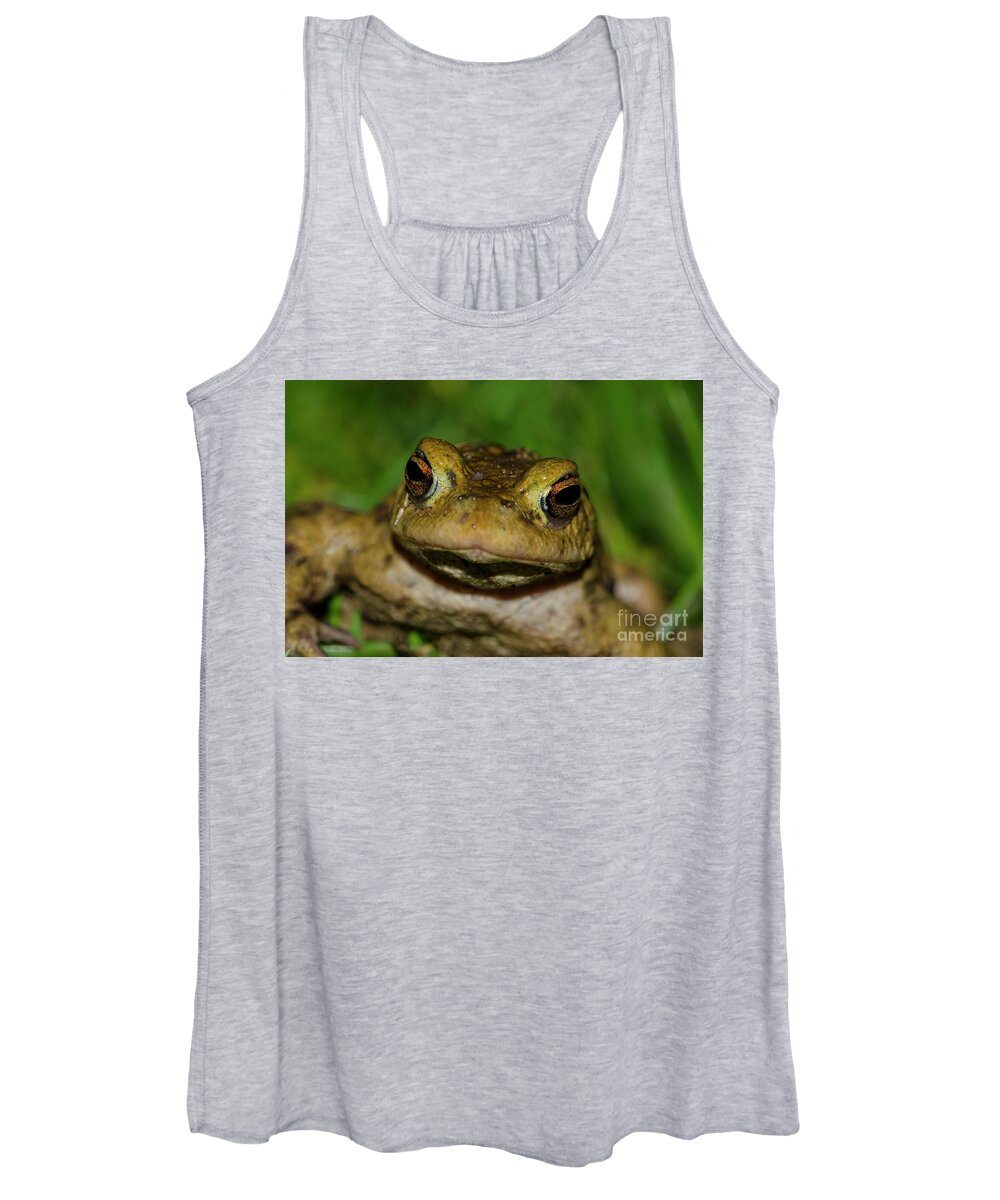 Frog Women's Tank Top featuring the photograph Frog by Steev Stamford
