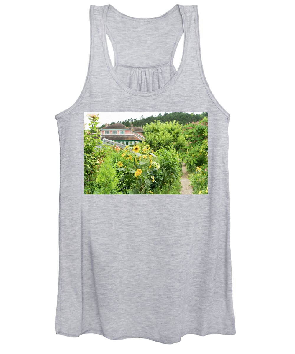 Claude Monet Women's Tank Top featuring the photograph Giverny 5 by Janet Fikar
