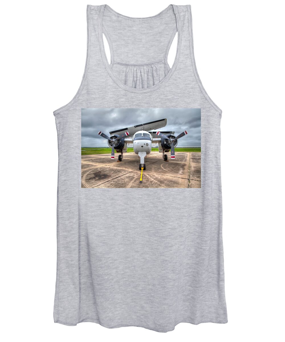 2012 Women's Tank Top featuring the photograph Grumman S2F-1 Tracker by Tim Stanley
