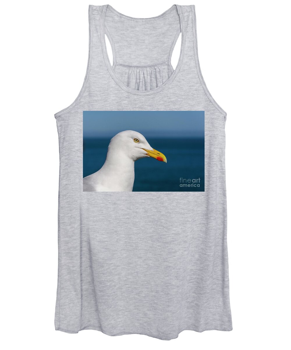 Gull Women's Tank Top featuring the photograph Gull by Steev Stamford