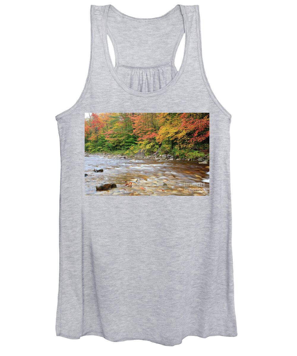 White Mountain National Forest Women's Tank Top featuring the photograph Hancock Branch - White Mountains New Hampshire by Erin Paul Donovan