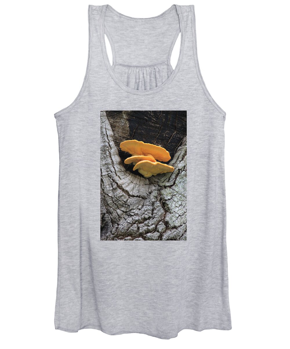 Photograph; Giclee Women's Tank Top featuring the photograph Happy Fungi by Suzanne Gaff
