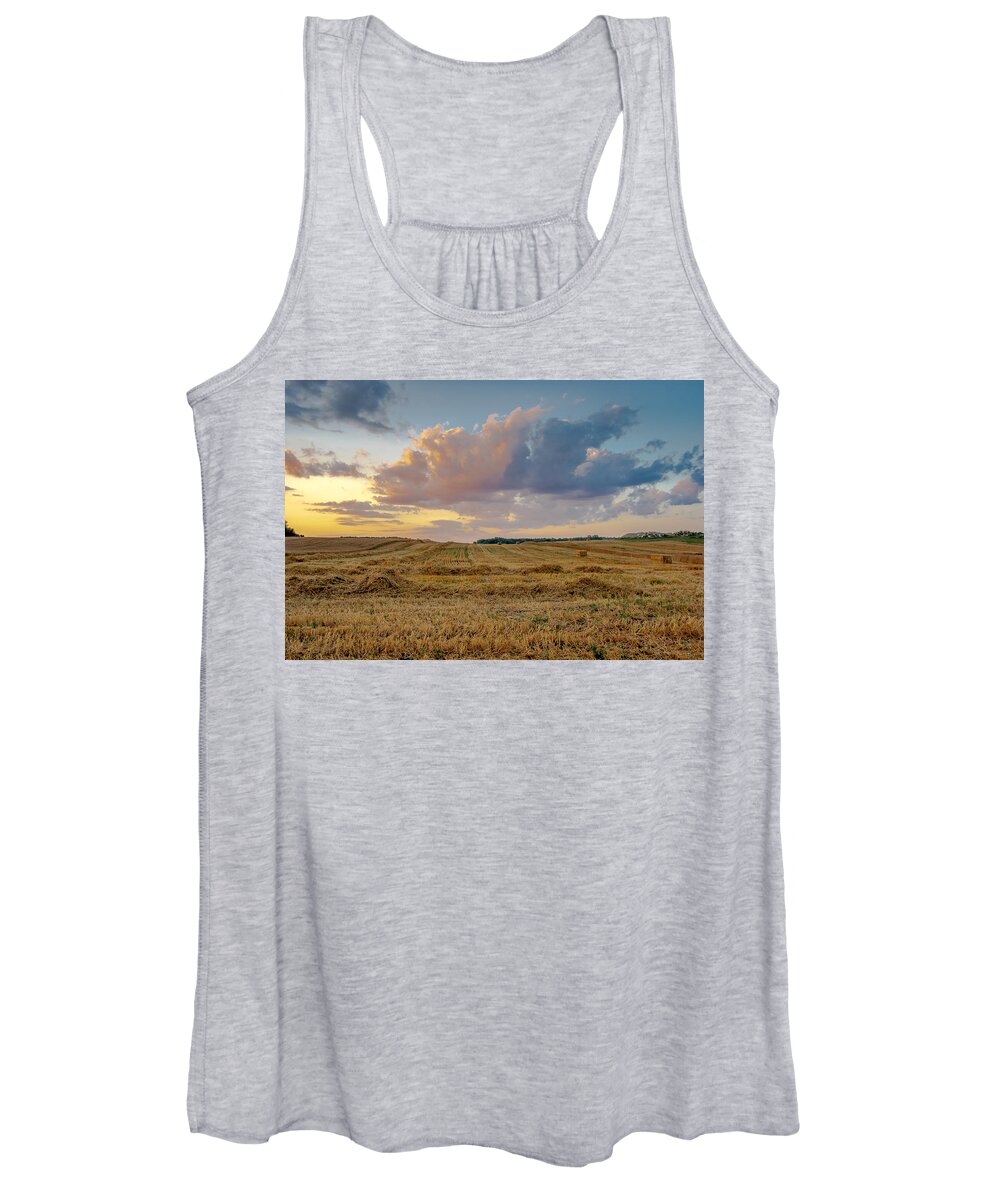 Harvest Women's Tank Top featuring the photograph Harvest Time by Gary McCormick