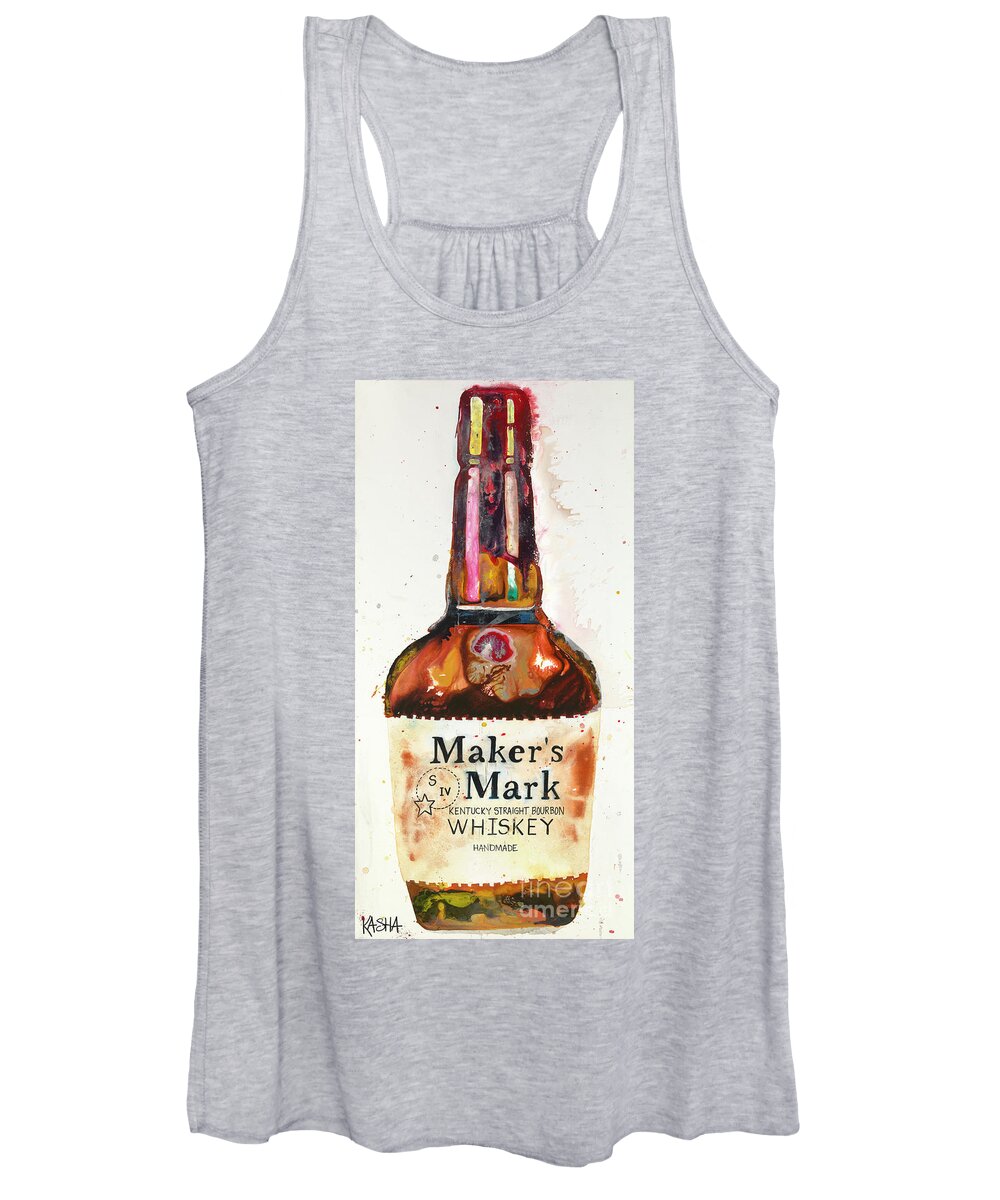 Bourbon Women's Tank Top featuring the painting Hey Ya'll by Kasha Ritter