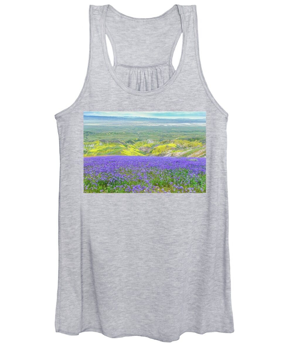 California Women's Tank Top featuring the photograph Hike To The Top of Temblor Range by Marc Crumpler