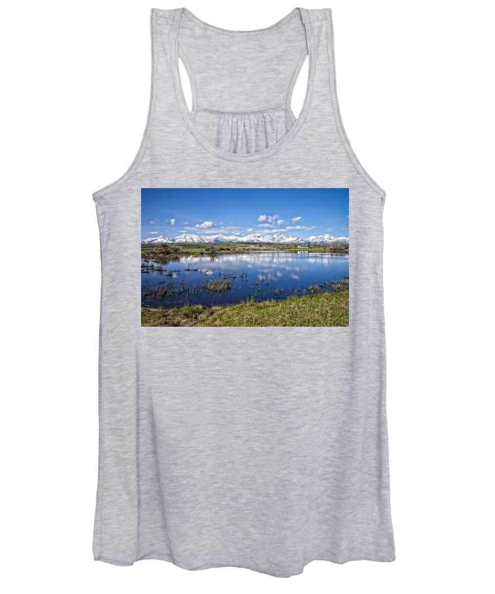 Lethbridge Women's Tank Top featuring the photograph Home Sweet Home by Bill Cubitt