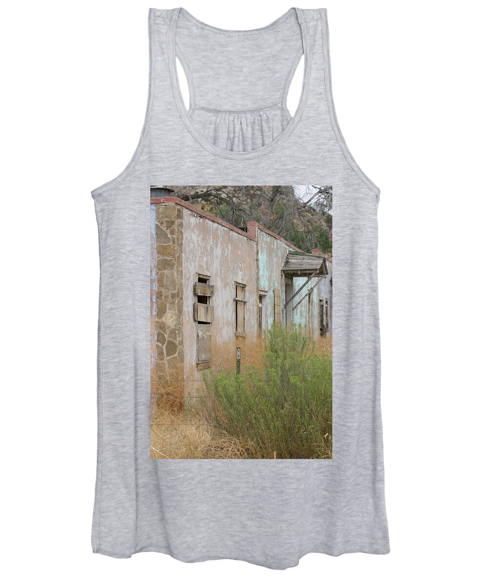 Hotel Women's Tank Top featuring the photograph Hotel No-tell by Jeff Floyd CA