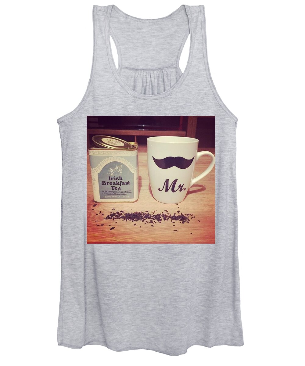 Mornings Women's Tank Top featuring the photograph I Don't Drink Coffee I Take Tea My by Collin Durden