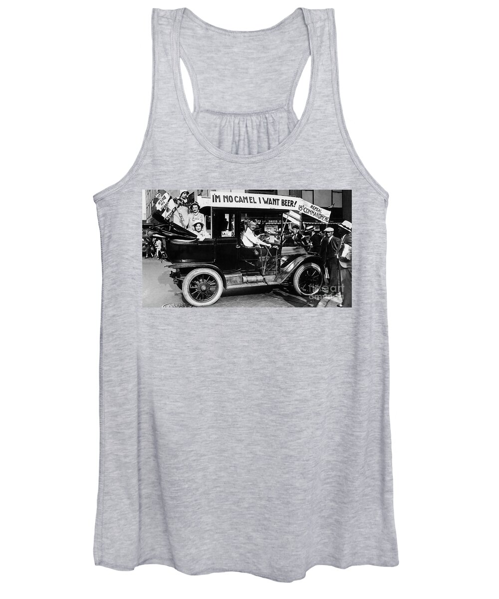Prohibition Women's Tank Top featuring the photograph I Want Beer by Jon Neidert