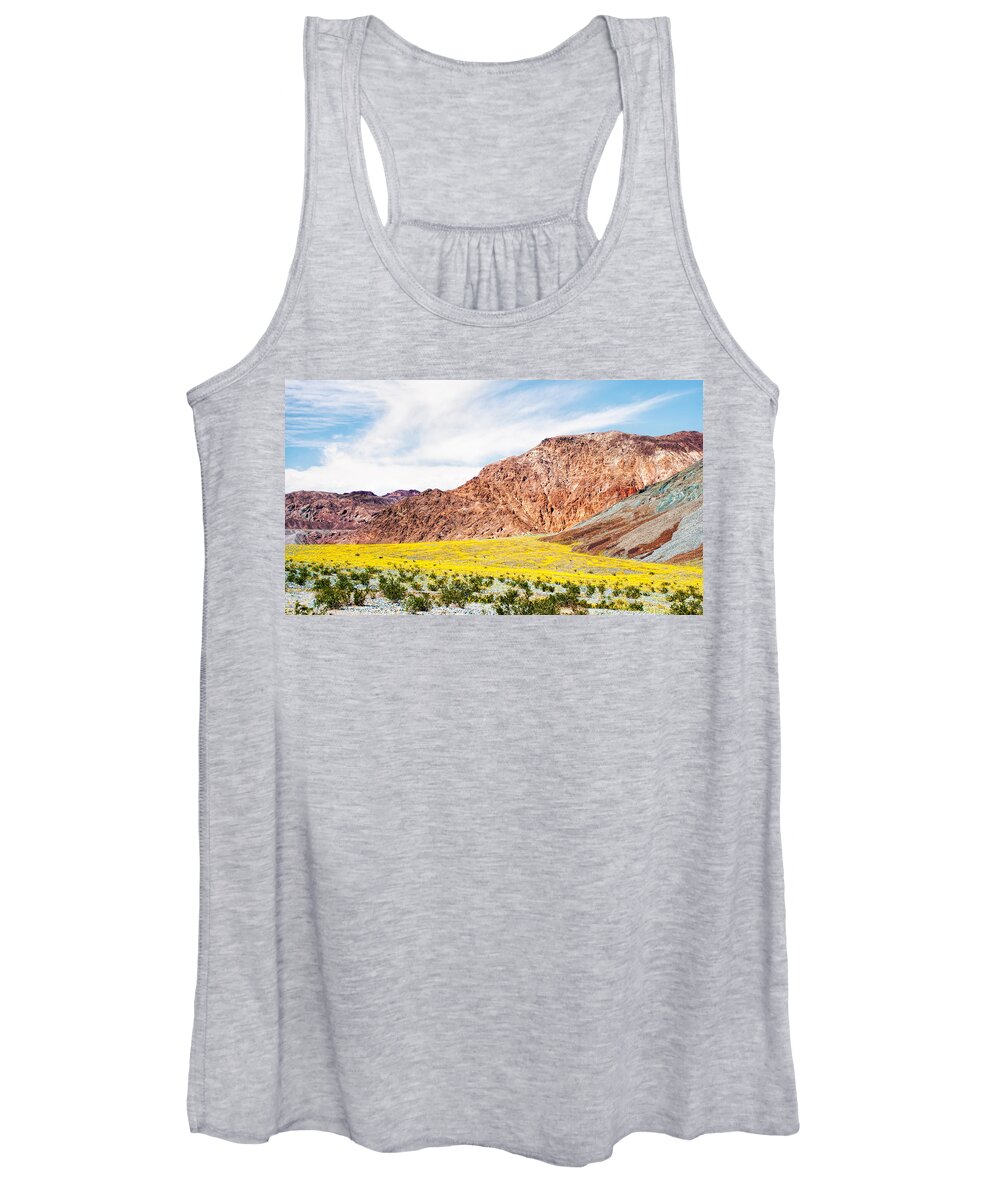 Death Valley Women's Tank Top featuring the photograph I Want to Be There by Rick Wicker