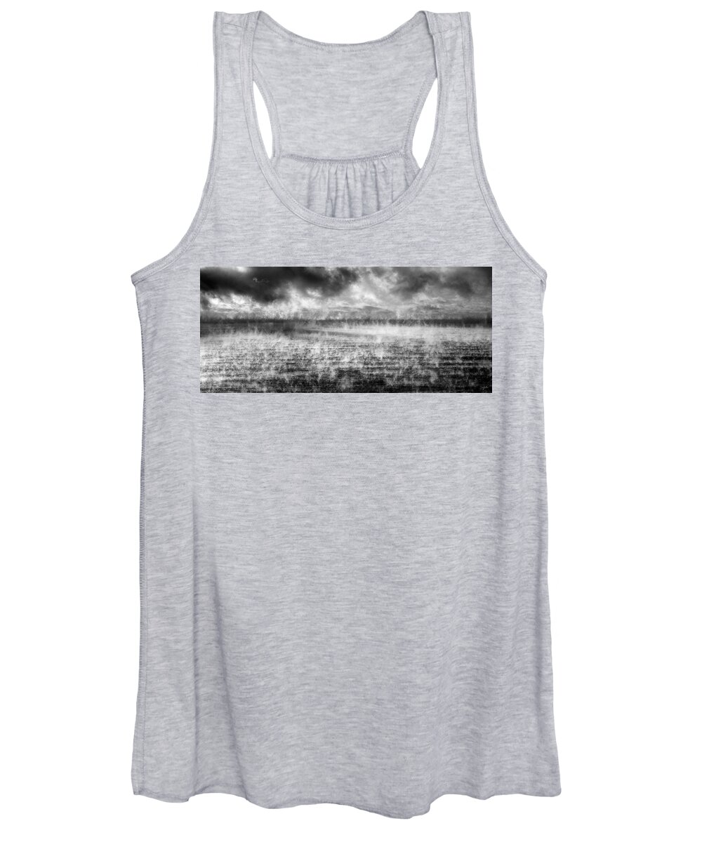 Panoramic Women's Tank Top featuring the photograph Ice Fog by Doug Gibbons