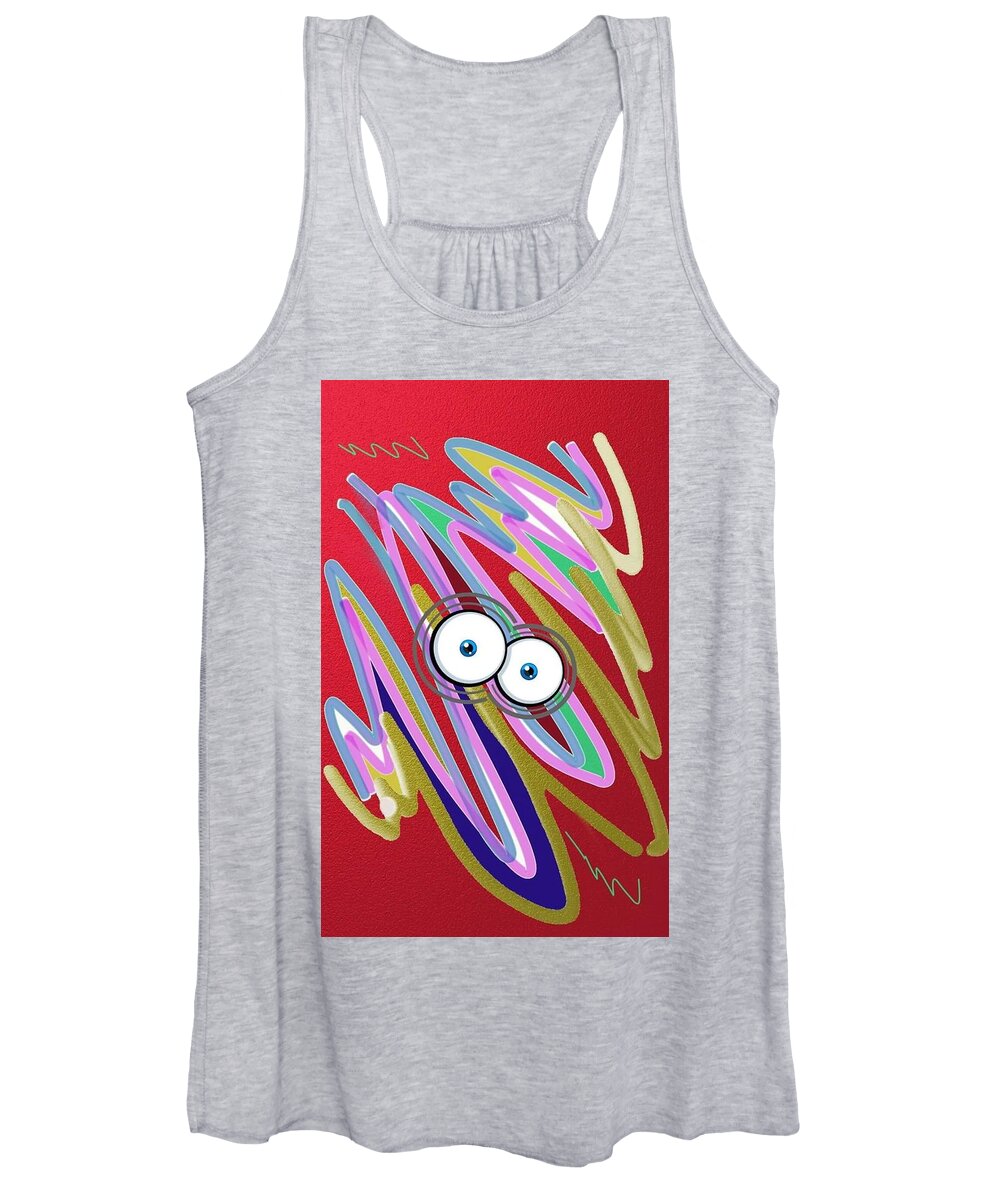 Motion Women's Tank Top featuring the mixed media In My Mind by Demitrius Motion Bullock