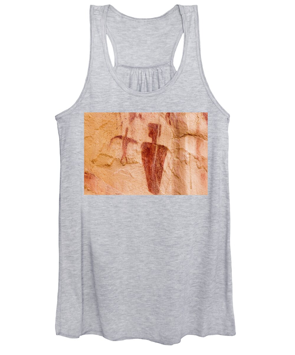  Indian Women's Tank Top featuring the photograph Indian Rock Wall Art by Kyle Lee