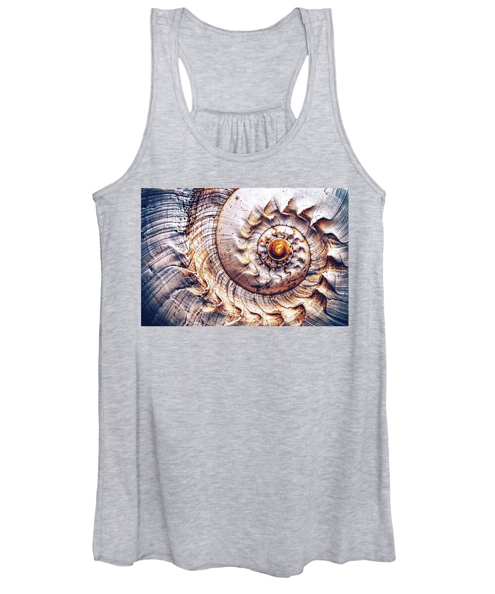Spiral Women's Tank Top featuring the photograph Into The Spiral by Jaroslav Buna