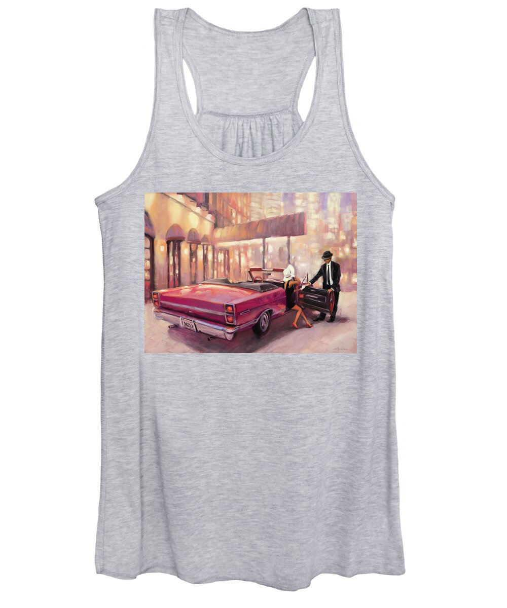 Romance Women's Tank Top featuring the painting Into You by Steve Henderson