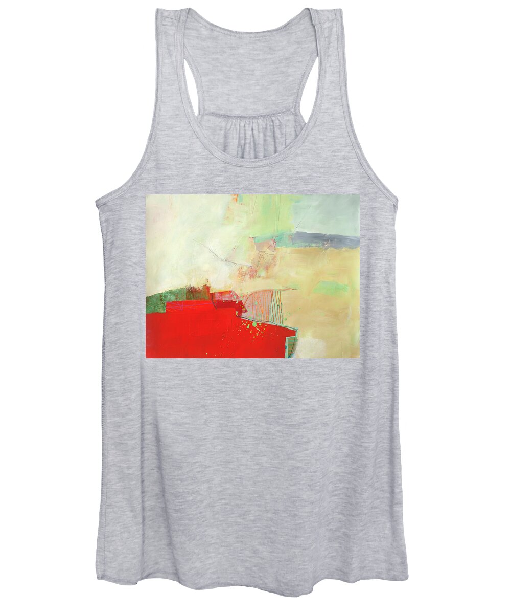 Jane Davies Women's Tank Top featuring the painting It Could Be Anywhere by Jane Davies