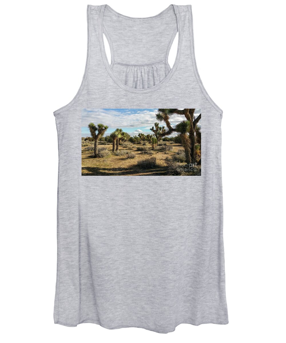 Alone Women's Tank Top featuring the photograph Joshua Tree's by Joe Lach