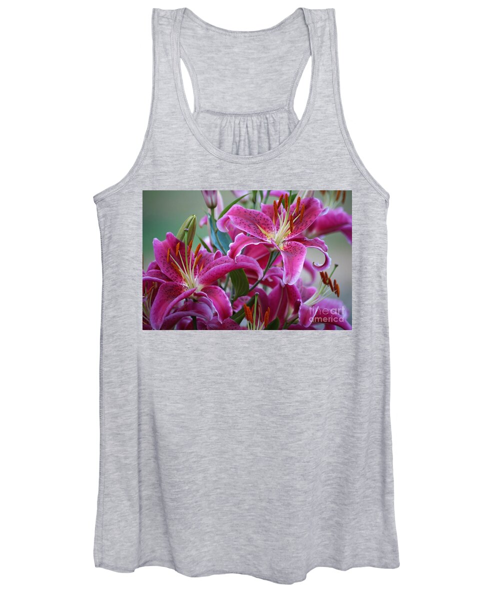 Lillies Women's Tank Top featuring the photograph K and D Lilly 4 by Merle Grenz