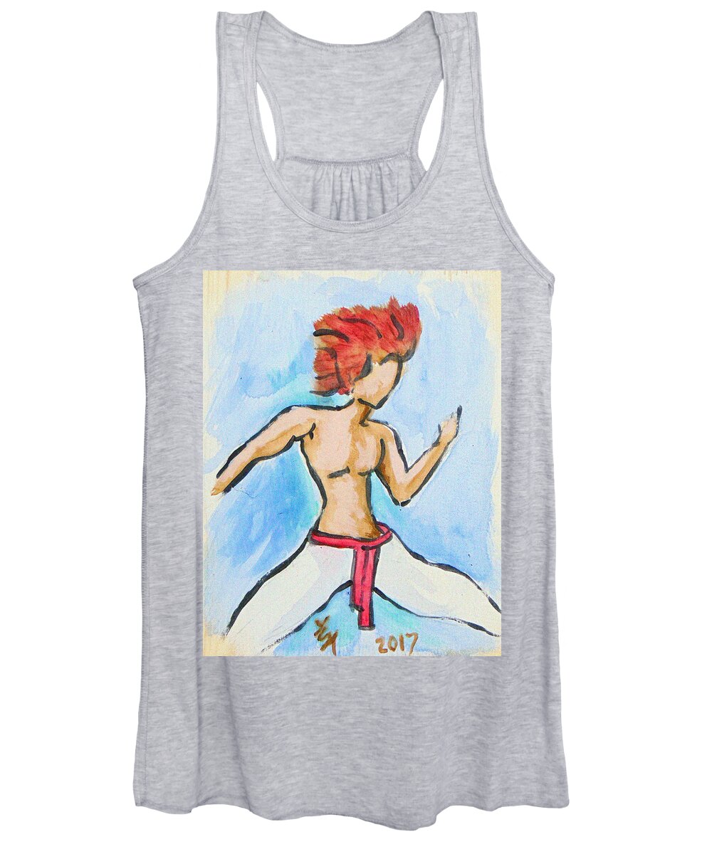  Women's Tank Top featuring the painting Kehya by Loretta Nash