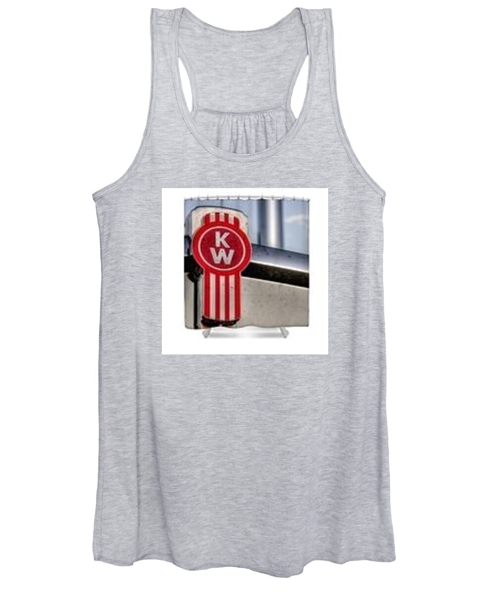  Women's Tank Top featuring the photograph Kenworth Shower Curtain by Jerry Sodorff