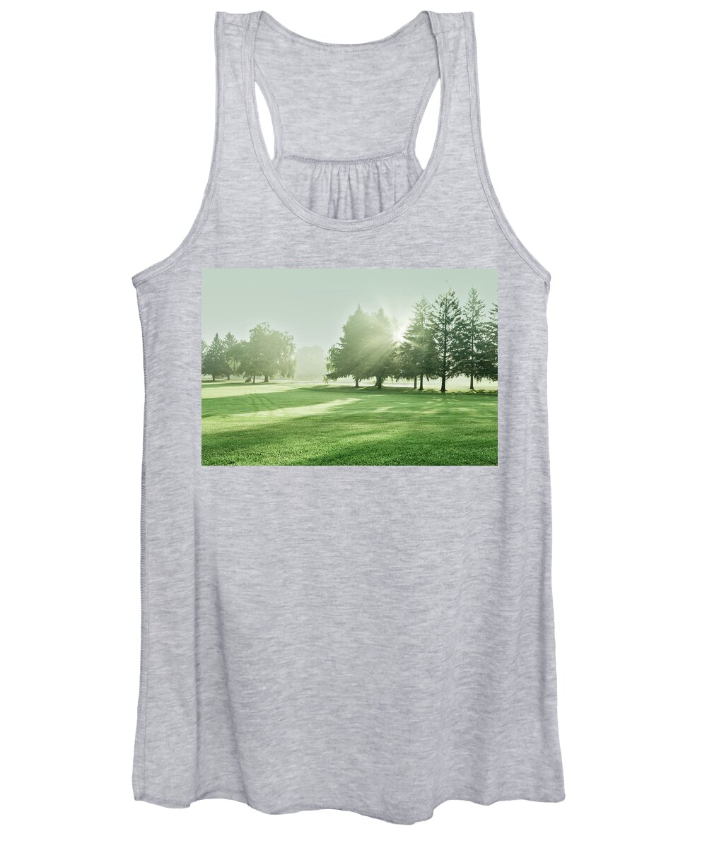 Victoria Park East Golf Course Women's Tank Top featuring the photograph Landscape by Nick Mares