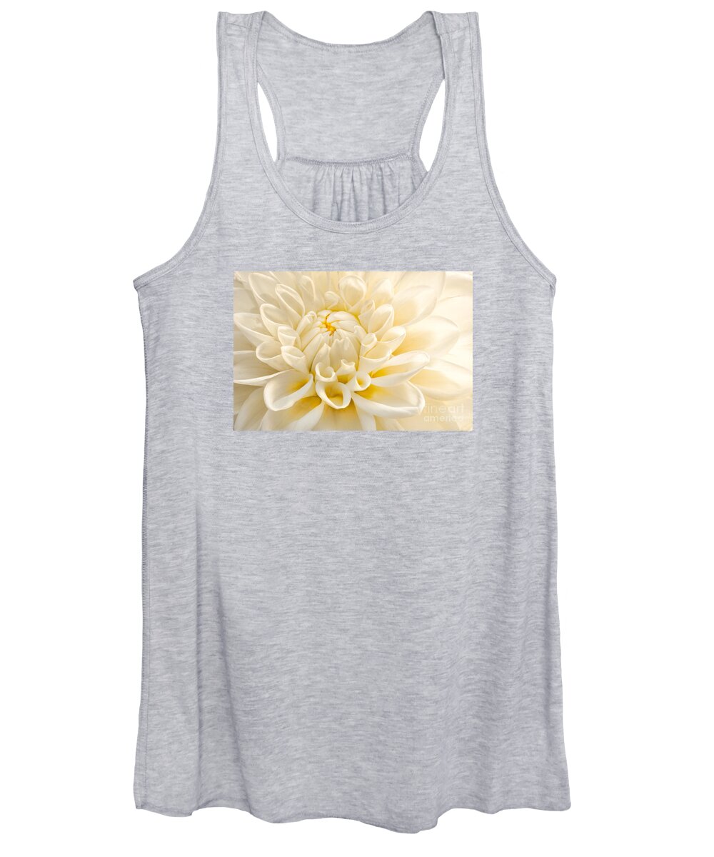 Dahlias Women's Tank Top featuring the photograph Light Awakens Us by Marilyn Cornwell