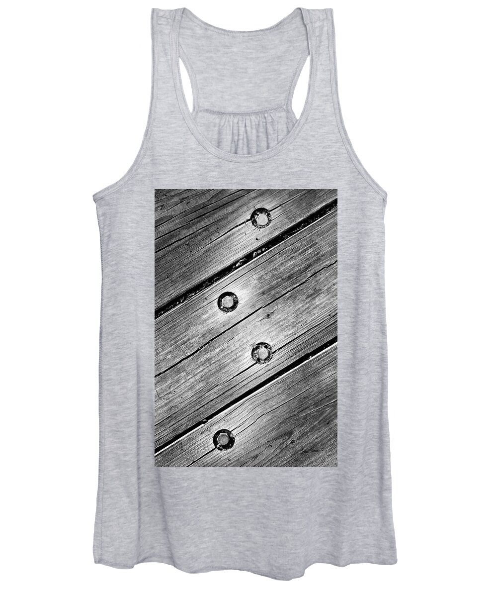 Wood Women's Tank Top featuring the photograph Lightning Bolt by Luke Moore