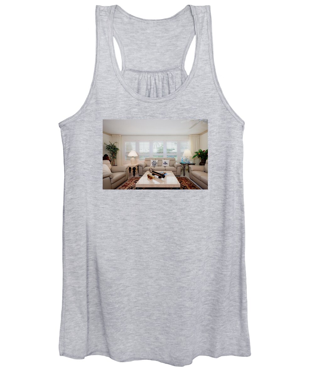  Women's Tank Top featuring the photograph Living Room by Jody Lane