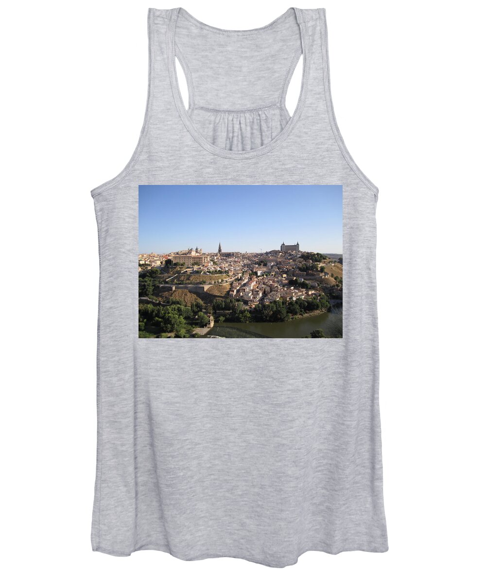 Toledo Women's Tank Top featuring the photograph Looking at Toledo by John Shiron