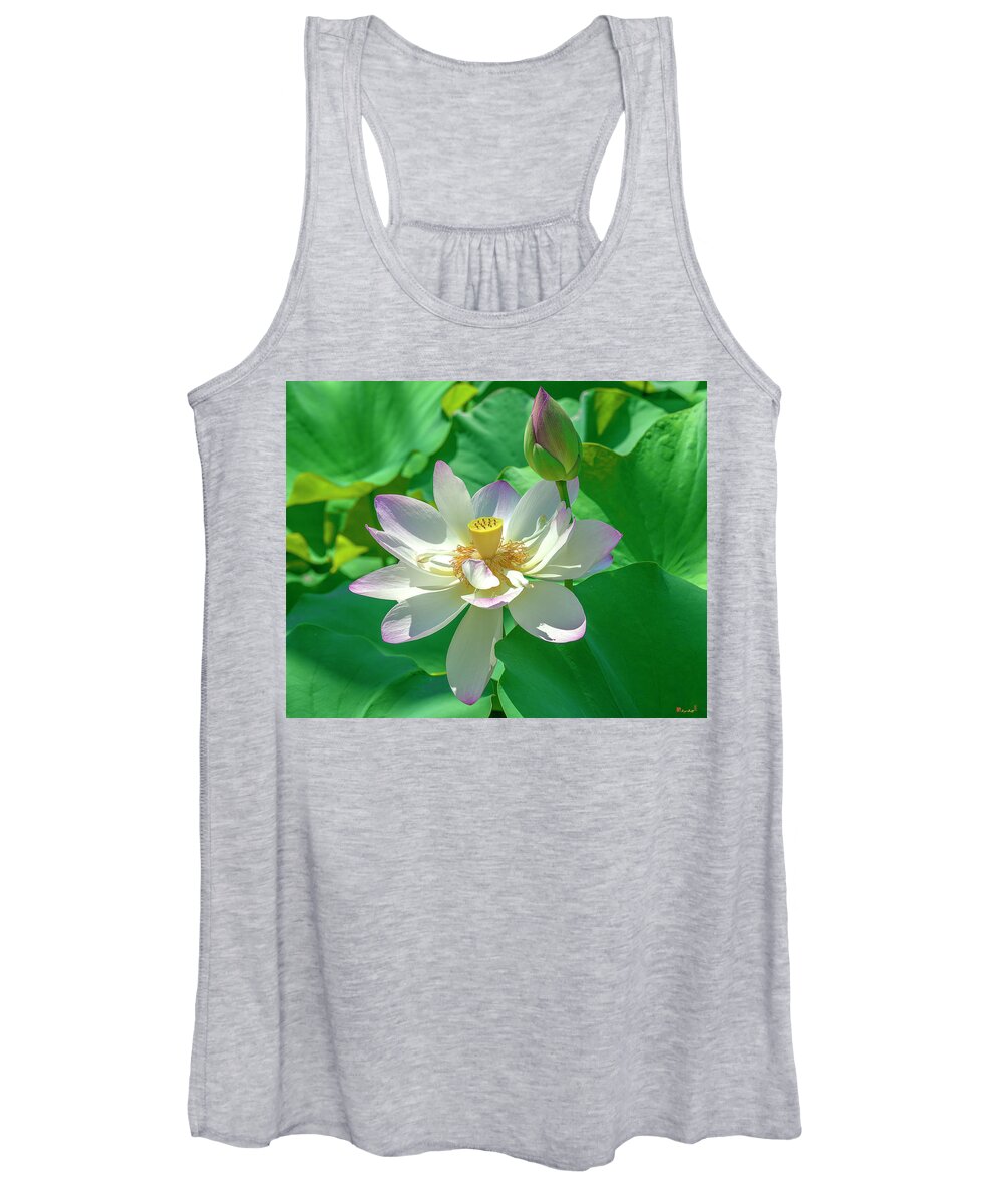 Lotus Women's Tank Top featuring the photograph Lotus--Fading i DL0079 by Gerry Gantt