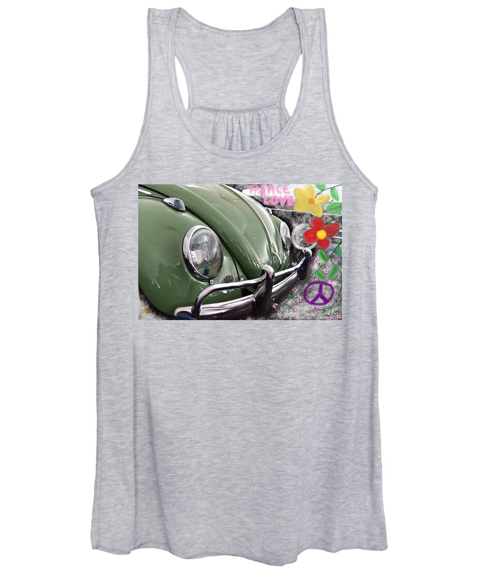 Home Women's Tank Top featuring the photograph Love Bug by Richard Gehlbach