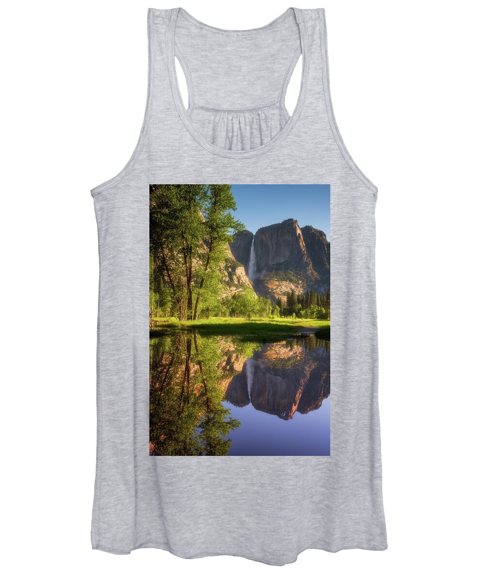 National Park Women's Tank Top featuring the photograph Lower Yosemite Morning by Darren White