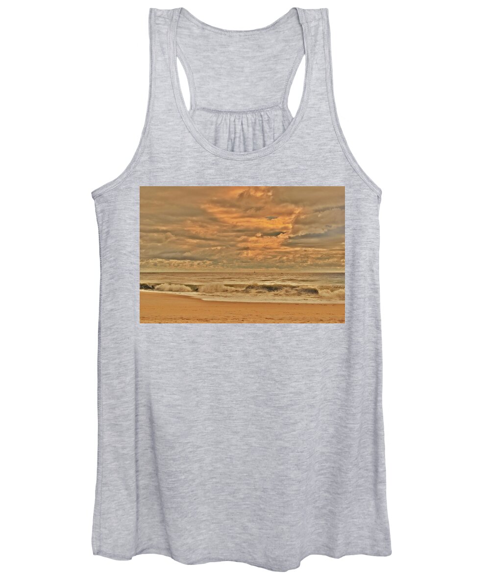 Jersey Shore Women's Tank Top featuring the photograph Magic In The Air - Jersey Shore by Angie Tirado