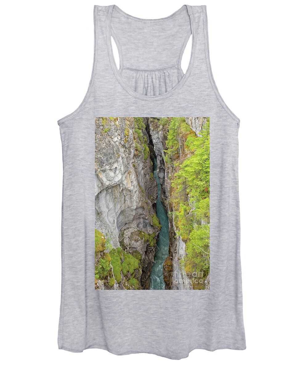 Alberta Women's Tank Top featuring the photograph Marble canyon gorge by Patricia Hofmeester